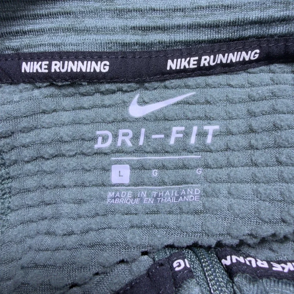 Nike Running Dri-FIT Element Half Zip Pullover Green AO2617-332 Mens Large